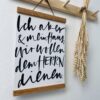 Print „ich aber, und mein Haus“ – Bild 3