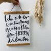Print „ich aber, und mein Haus“