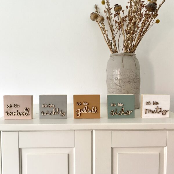 Minischild „Ich bin …“ | kids*collection | inkl. Postkarte